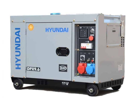 Hyundai Notstromaggregat 400V Diesel Stromgenerator Notstromerzeuger 7,9kW ATS