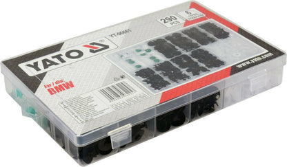 YATO YT-06661 AutoClips for BMW replacement clips 290 pc sorting box fastening clips