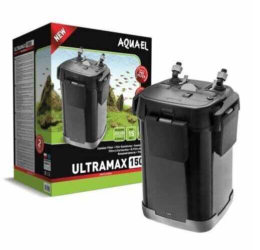 Aquael Ultramax 1500 Außenfilter Aquariumfilter Beckenfilter bis 700L 1500L/h