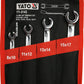 YATO YT-0143 4 Bremsleitungsschlüssel halboffen Ringschlüssel Leitungsschlüssel