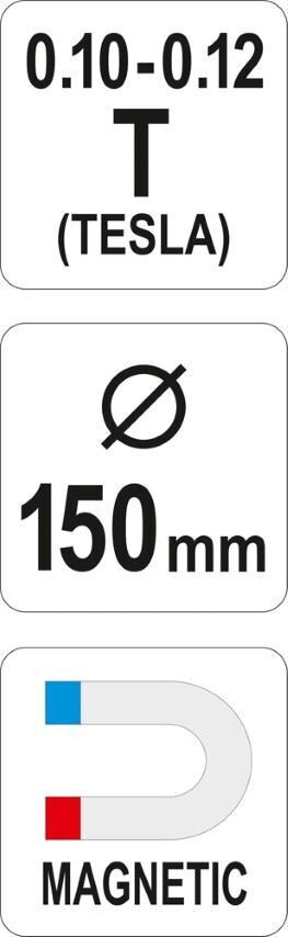 Yato YT-08305 Magnetschale Magnetteller Werkzeug Magnet Schale Schraubenschale