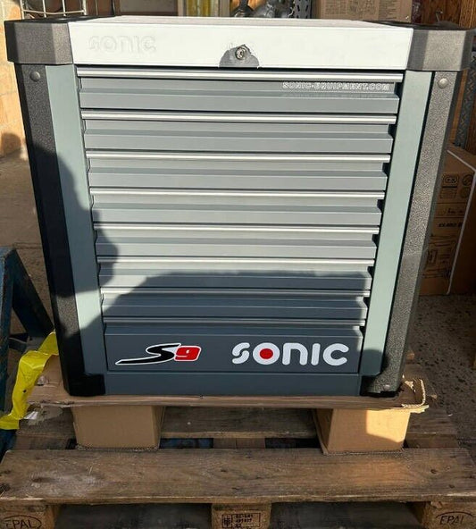 Sonic 736931 workshop car S9 Completely filled 369 pc. Rollable toolbox