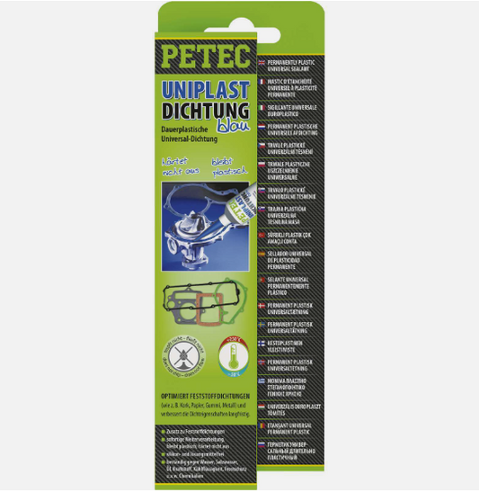 PETEC Uniplastdichtung universal Dichtmasse abdichten Ventildeckel Ölwanne blau