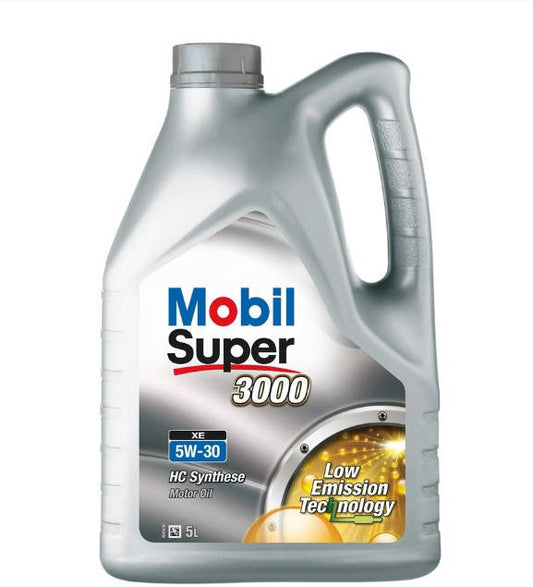 5l Mobil Super 3000 XE 5W30 engine oil Ford 917-A ACEA C3 API SM VW Full Synthetic