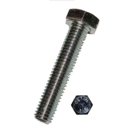 100x hexagon head screws M8x20 SW13 8.8 thread up to head DIN933 ISO4017 galvanized