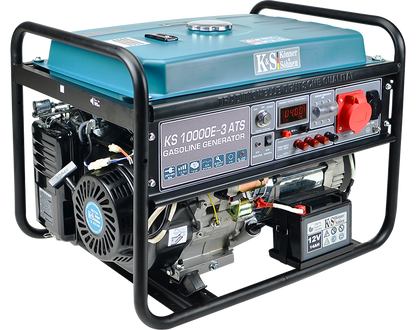 Notstromaggregat KS10000E3 ATS Stromerzeuger Generator Benzin 8KW 230V 400V 16A