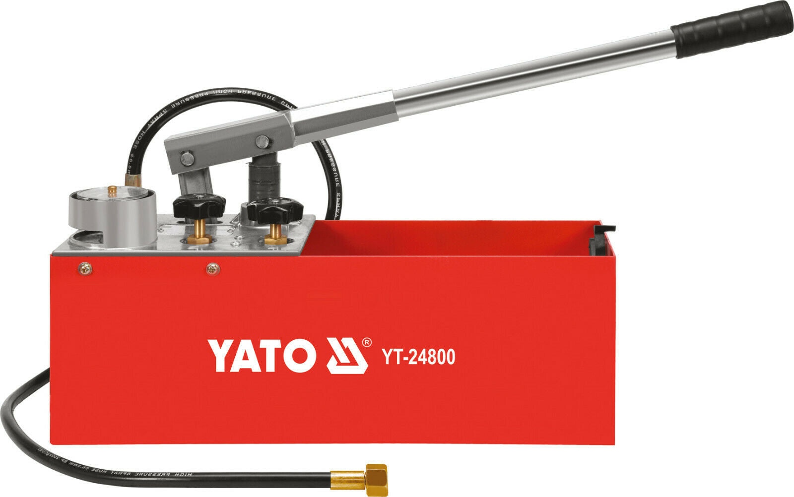 Yato YT-24800 Druckprüfpumpe Handprüfpumpe Abdrückgerät max 50 Bar 12L Tank - Flex-Autoteile