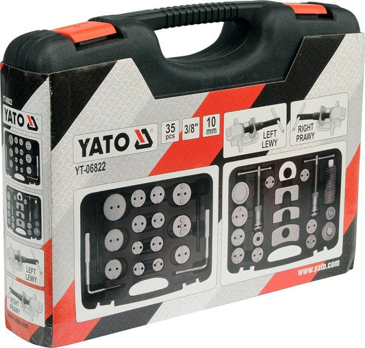 Yato YT-06822 Bremsenzurücksteller Rücksteller Bremsen Werkzeugsatz 35 Teilig - Flex-Autoteile
