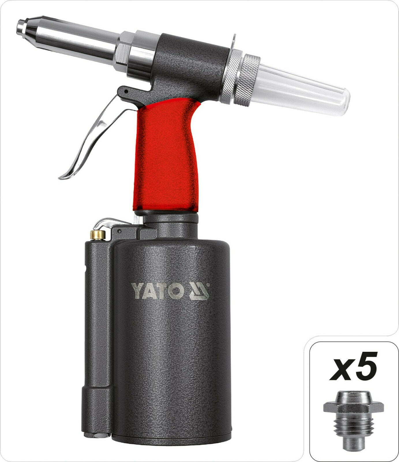 YATO YT-3618 Blindnietgerät Druckluft Nietpistole pneumatisch Popnietenzange