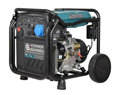 Notstromaggregat KS8100iEG Inverter LPG Stromerzeuger Generator 8KW GAS+Benzin