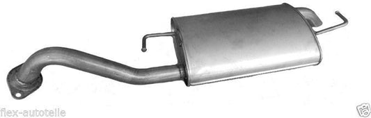 Exhaust rear silencer muffler for Toyota Corolla 1.4 1.6 VVT-i from 06/2004