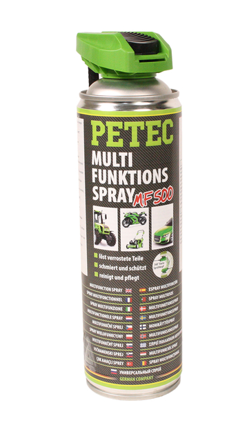 PETEC 71250 Multifunktionsspray MF500 Schmierstoff Rostlöser Kriechöl bis 90°C
