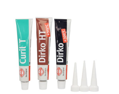 Elring Curil T Dirko HT Universal Dichtmasse Abdichtung Silikon 3x 20ml - Flex-Autoteile