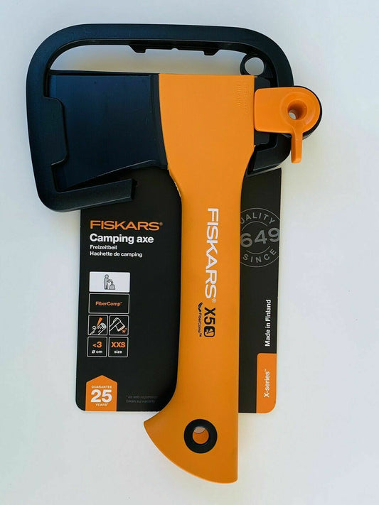 Fiskars Freizeitbeil x5 23cm Spitxt camping camping campfire mini xxs small