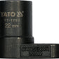 Yato YT-1753 Lambdasonden Nuss Schlüssel für Lambdasonde Einsatz geschlitzt 22mm