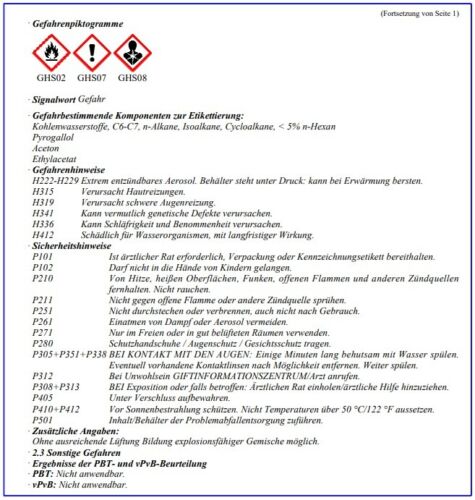 PETEC 70350 Kupferpastenspray 500ml Kupferfett Schmiermittel hitzebeständig 1100