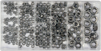 Yato YT-06773 Sechskant Muttern Set Sortierbox rostfrei 300 tlg Edelstahl M3-M10 - Flex-Autoteile