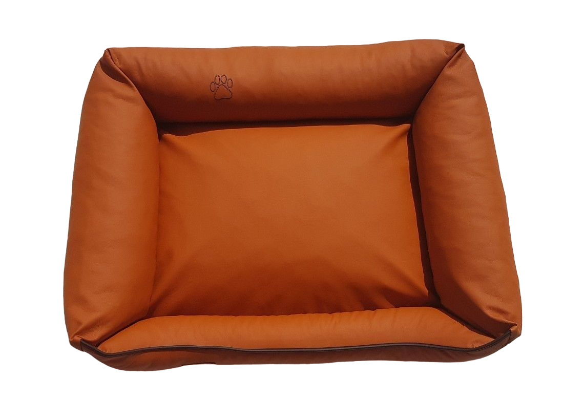Hundebett Hundekorb Hundekissen Hundesofa Liegeplatz Kunstleder Gr. L –  Flex-Autoteile