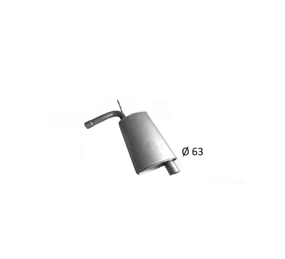 Mitteltopf Auspuff Mittelschalldämpfer Chrysler 300 M 3,5 1999-2004