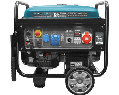 K&S Notstromaggregat 230V 400V Benzin Stromgenerator Notstromerzeuger 8kW ATS - Flex-Autoteile