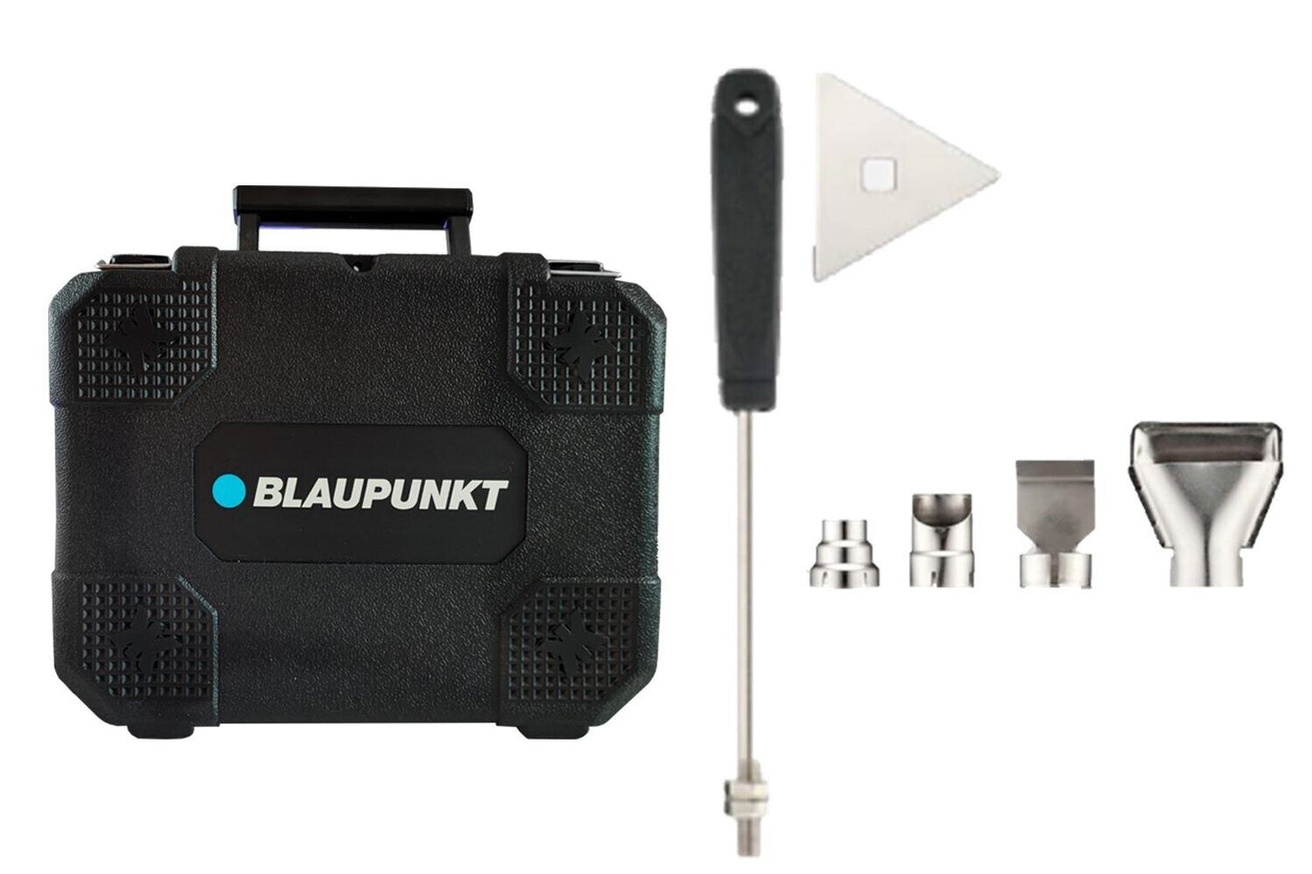Blaupunkt HG5010 Heißluftfön Set Koffer Heissluftpistole 2kW 2000W 60-600°C