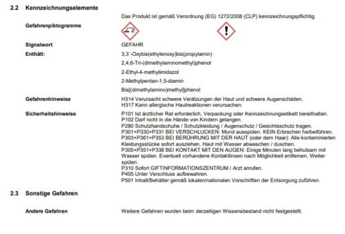 Petec 98195 Karo Glue Karosseriekleber Profiline 2K 195ml Metallkleber Kartusche