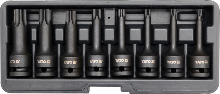 Yato YT-1065 8Tlg. 1/2 "impact wrapper inserts Torx impact nuts