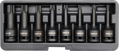 YATO YT-1065 8tlg. 1/2" Schlagschrauber Einsätze Torx Schlagnüsse
