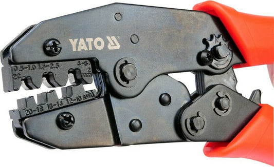 YATO YT-2250 Quetschverbinderzange Crimpzange Kabelschuh Steckverbinder 0,5-6mm - Flex-Autoteile