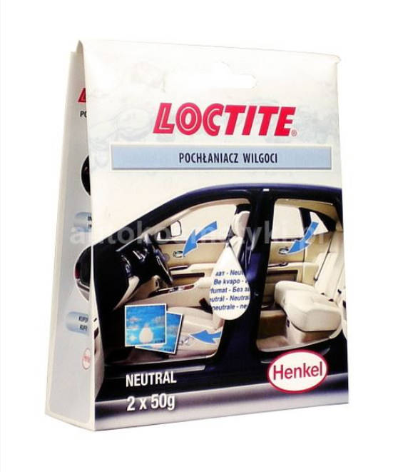 Henkel Loctite Humidity Absorber Feuchtigkeit Auto Kfz Luftentfeuchter 2x 50g