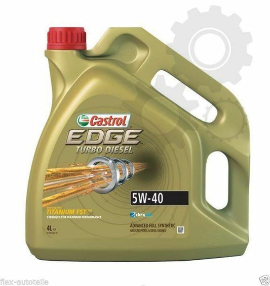 4 L Öl Castrol EDGE Diesel 5W-40 Motoröl Motoroel Motoroil Mercedes Renault Ford