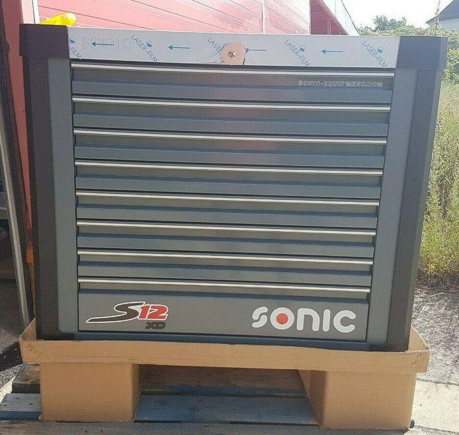 Sonic 771446 Werkzeugwagen S12XD gefüllt 714tlg Werkstattwagen bestückt 8 Schübe - Flex-Autoteile