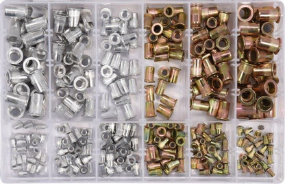 YATO Nietmuttern Gewindeniete Einnietmuttern stahl, aluminium 300 Stück