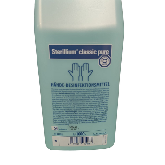 Sterillium Classic Pure 1L Hände-Desinfektionsmittel 1000ml 975513 Bode bis 5.27