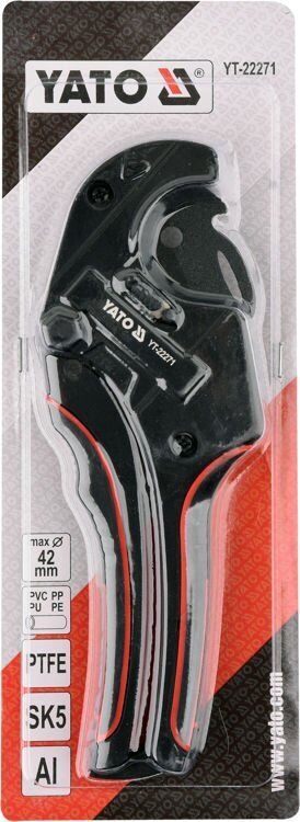 Yato yt-22271 hose scissors plastic tailor pipe cutter Ø 42mm