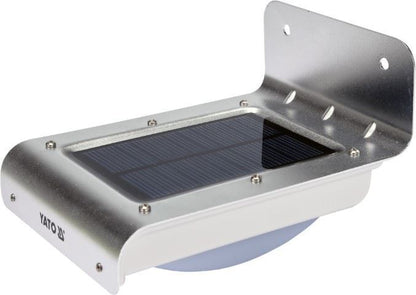 YATO YT-81855 Solarwandleuchte mit Bewegungsmelder Außen Strahler Lampe IP65