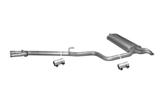 Final silencer Endpuff Exhaust Mercedes E-Class T-Model E270 T E320 T CDI