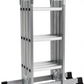Multifunktions-Mehrzweckleiter Alu Gerüst Stehleiter 1,66m Anstellleiter 3,4m