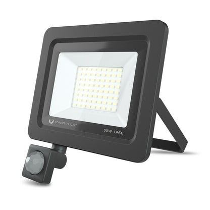 Flutlichtstrahler Bewegungsmelder 50W~220W LED Fluter 4500K Außen Beleuchtung - Flex-Autoteile
