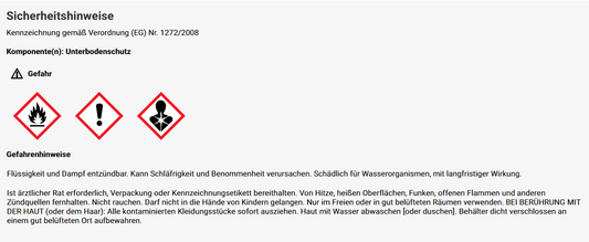 Unterbodenschutz Streichbar Pinselbar Bitumen 1,3kg Langzeitschutz Rostschutz