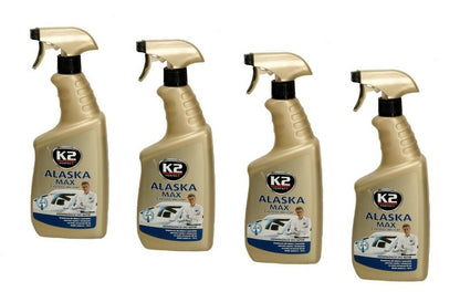 4x K2 K607 Alaska Scheibenenteiser Enteiserspray Scheiben Enteiser Spray 700ml