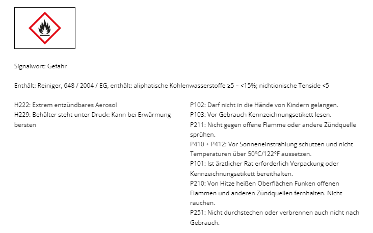 PETEC 70260 Edelstahlreiniger Spray Edelstahlpflege Reinigungsspray Alu Chrom