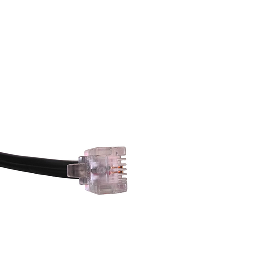 TAE Festnetz Anschlußkabel Kabel TAE-F Stecker Westernstecker 6P4C 3m Schwarz