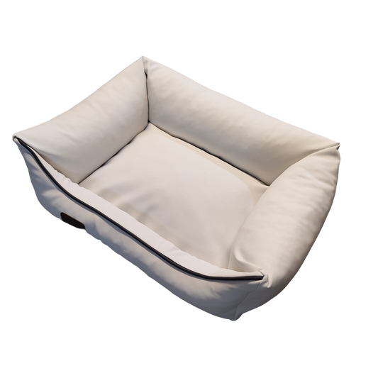 Dog bed dog basket dog pillow dogofa berth berth synthetic leather size. S white