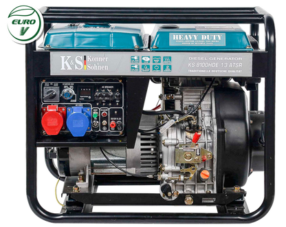 K&S Notstromaggregat 230V 400V Diesel Stromgenerator Notstromerzeuger 6.5kW ATS