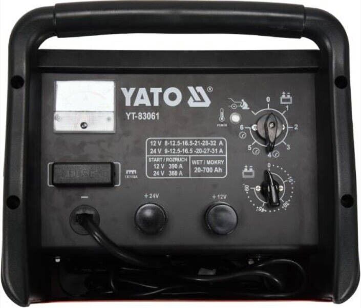YATO KFZ Power Batterieladegerät Boost Starthilfe Gerät 12/24V 20-100Ah LKW  PKW - Flex-Autoteile