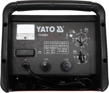 YATO KFZ Power Batterieladegerät Boost Starthilfe Gerät 12/24V 20-100Ah LKW PKW