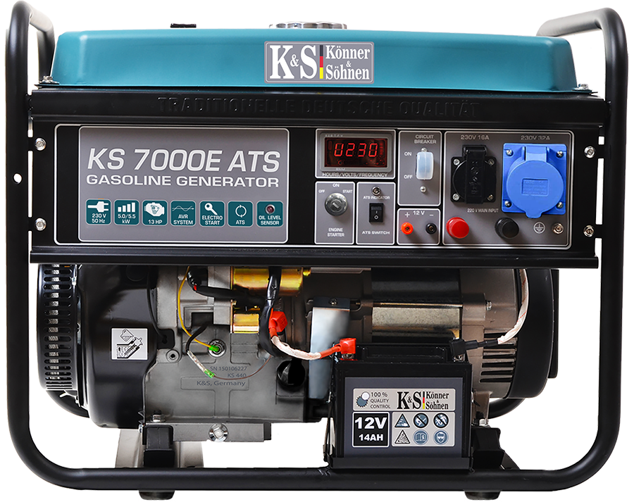 KS7000E ATS power generator Generator Petrol Emergency Director 5.5KW 230V 16A 32A