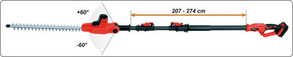 Yato YT-82834 Akku Heckenschere Teleskop Heckenschere Heckenschneider Hecke - Flex-Autoteile