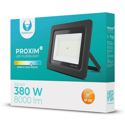 Proxim Flutlichtstrahler IP66 100W~380W LED Fluter 4500K SMD Außen Beleuchtung - Flex-Autoteile